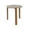Manhattan Comfort Oval End Table, 18.11 in W, 19.25 in L, 17.32 in H, MDF, Greige ET-82742-OW - alternate 8